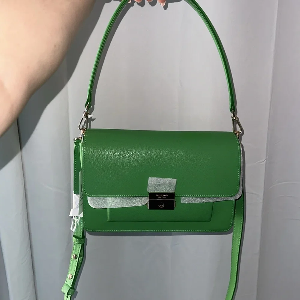 Kate Spade Voyage Small Grain textured Shoulder / Crossbody Bag💚
